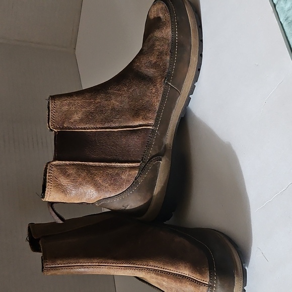 Merrell Emery Brown Leather Chelsea Ankle Boots - Picture 2 of 7